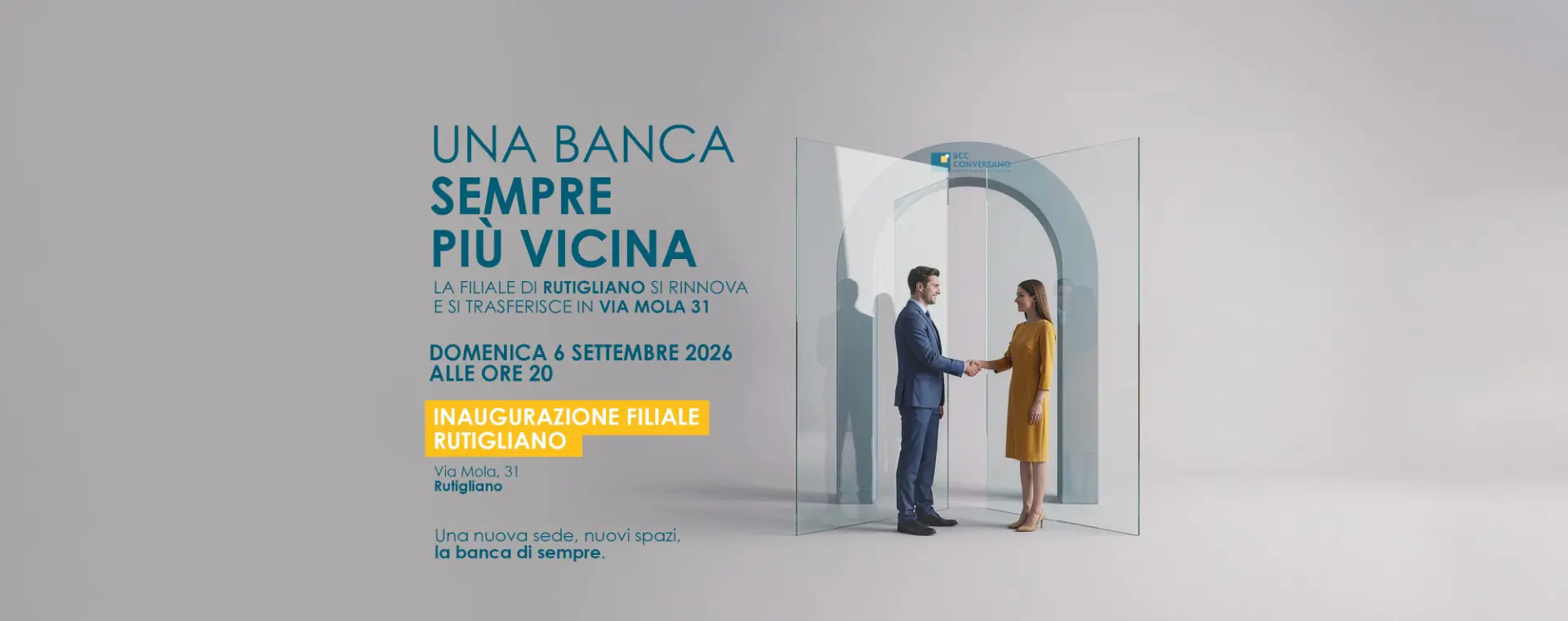 Inaugurazione della nuova filiale di Rutigliano 